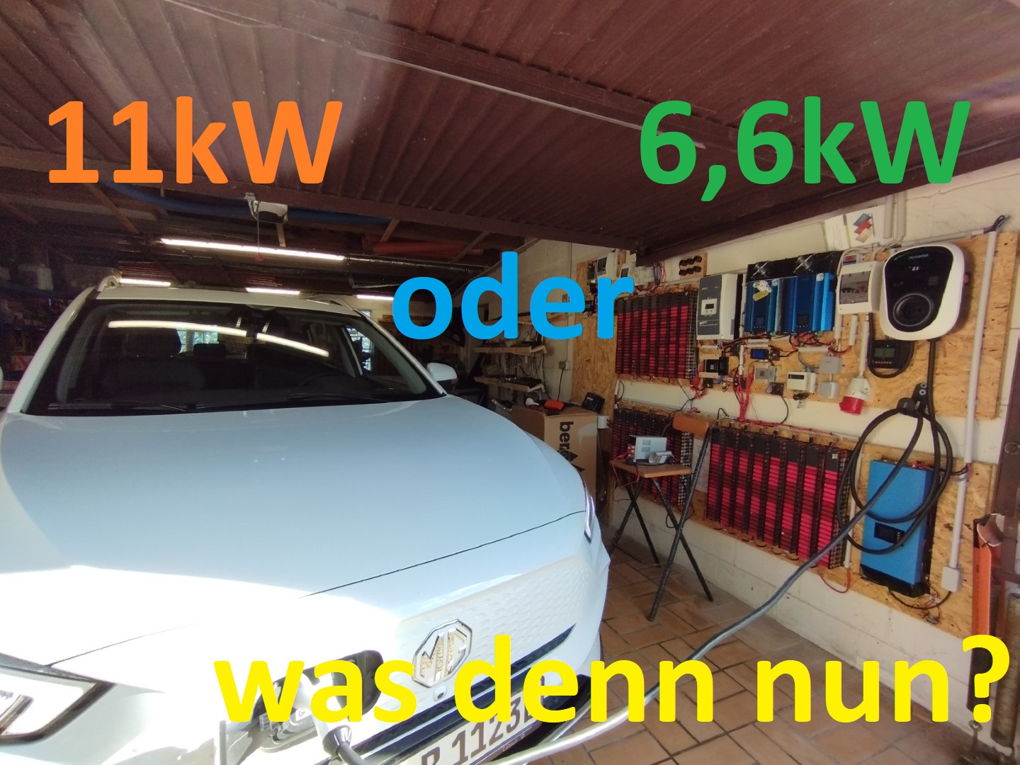 MG ZS EV Onboardlader 11kw 6kw