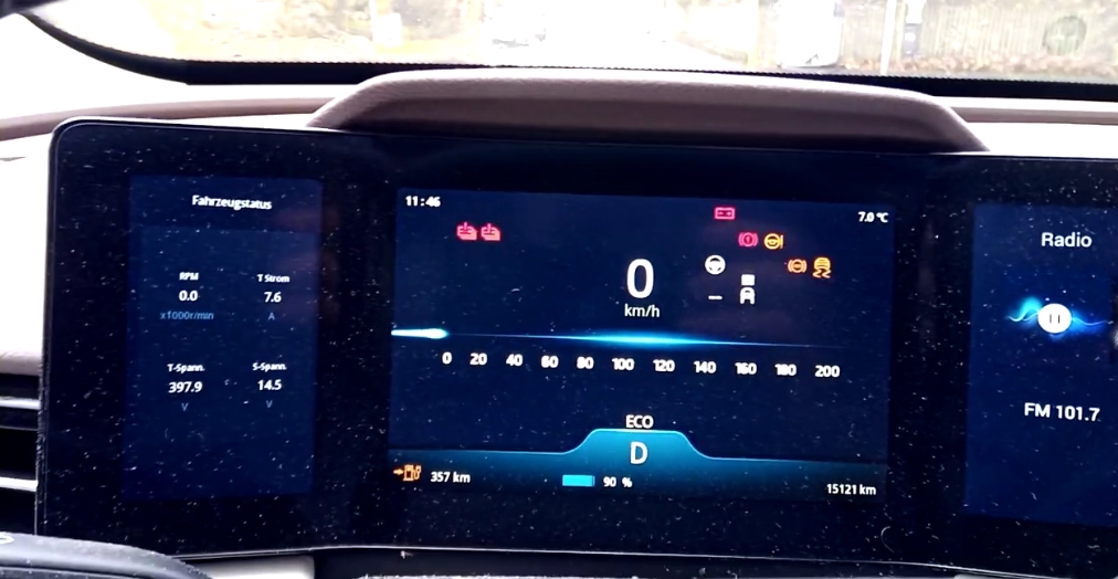 Aiways U5 Display Warnmeldungen flackert Symbole Fehler defekt Problem kaputt