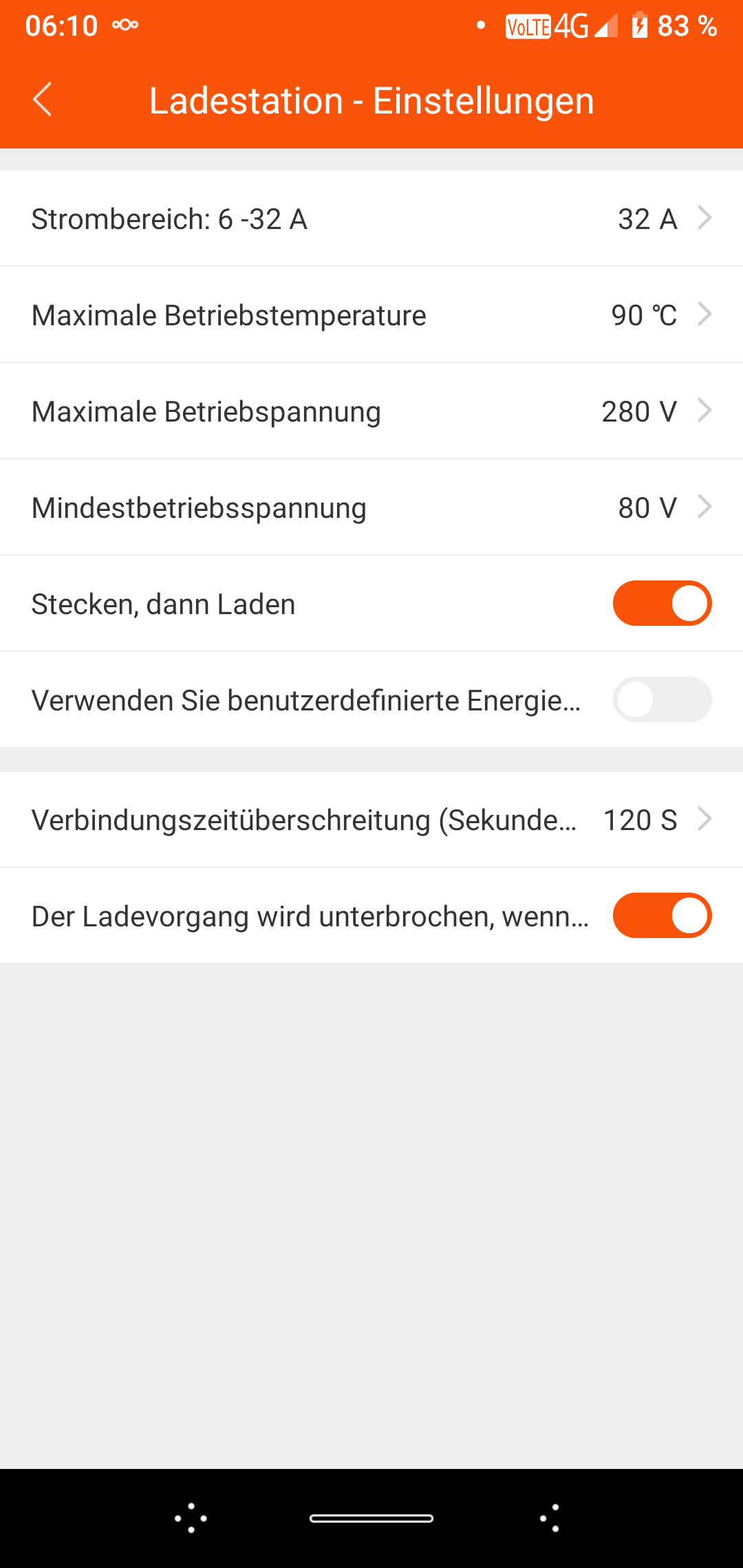 Duosida EV Chargig station wallbox wifi Wlan App steuerung 02