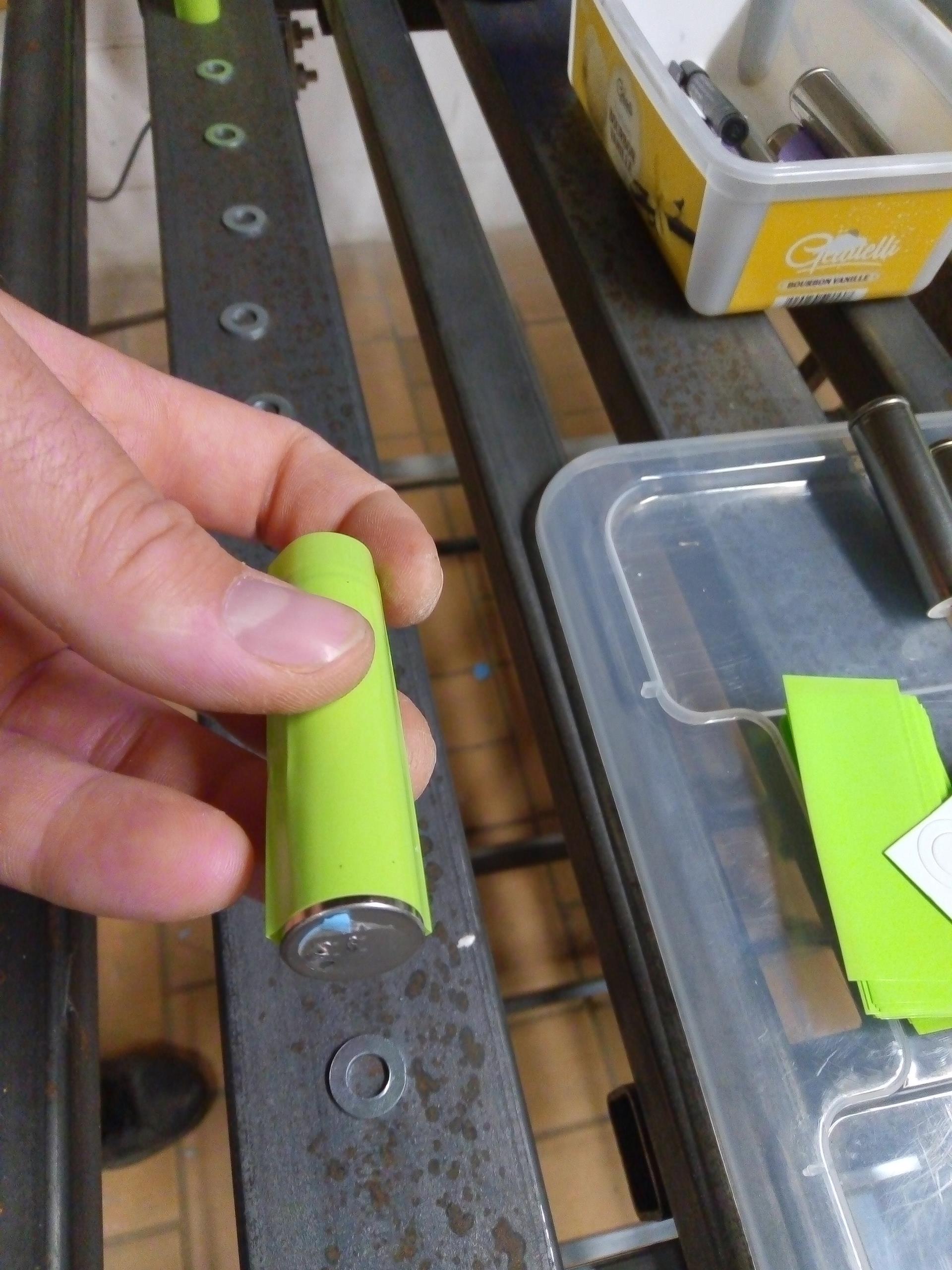 18650 Solarakku neue Huelle 15