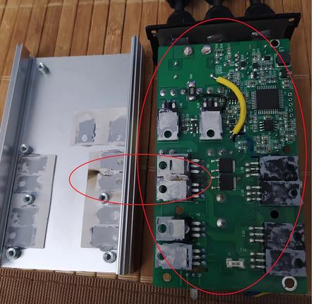 GMI 350 Innenleben Unterseite