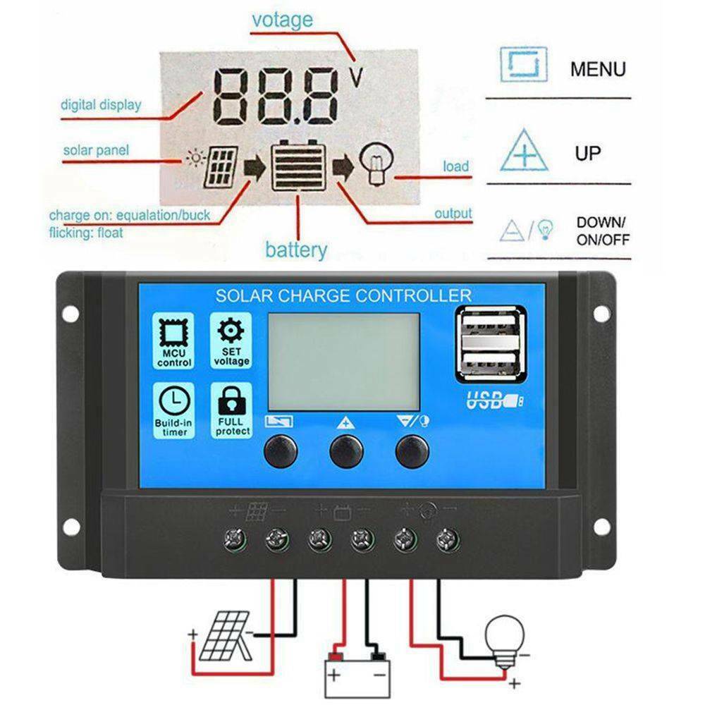 Solar Laderegler 30A PWM