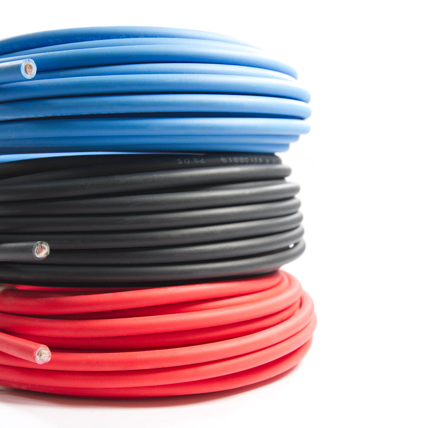 Solarkabel Blau Rot Schwarz 4mm 6mm Meterware