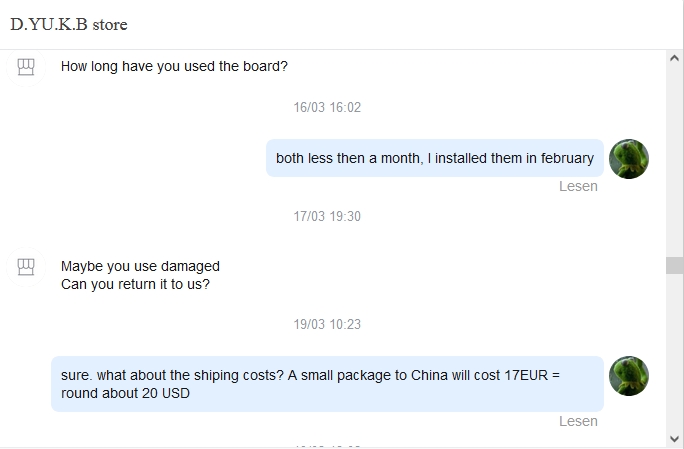 Warnung Betrug Jikong aktiv Balancer BMS Aliexpress Erfahrung D.YU.K.B Dykbhuang Store DIY 18650 Powerwall 144