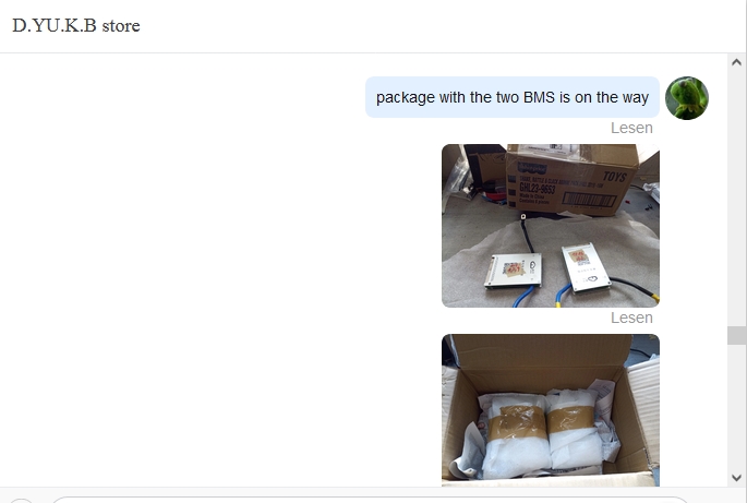 Warnung Betrug Jikong aktiv Balancer BMS Aliexpress Erfahrung D.YU.K.B Dykbhuang Store DIY 18650 Powerwall 146