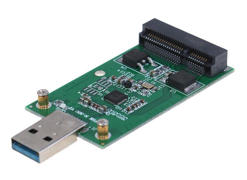 Lenovo T410s Umbau MSATA SSD Adapter USB