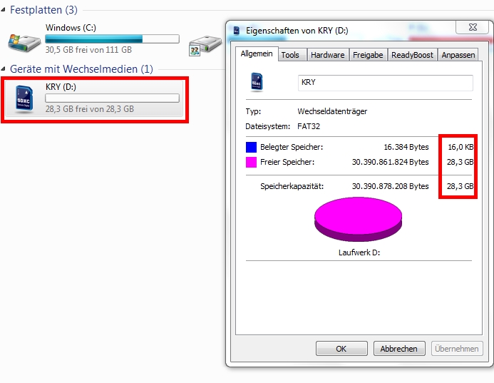 Fake micro memory sd karte 128gb 32gb 64gb 256gb 512gb KYR 3