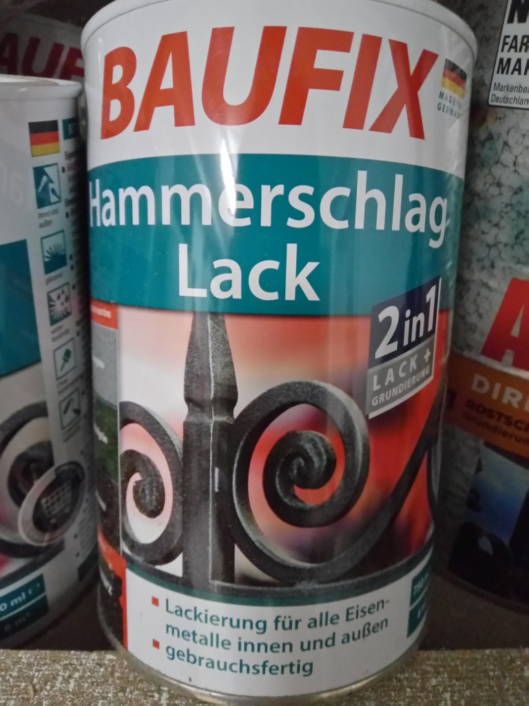 Farbe Baufix Hammerschlag