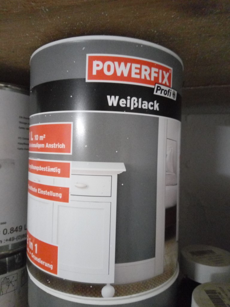 Farbe Powerfix Weisslack