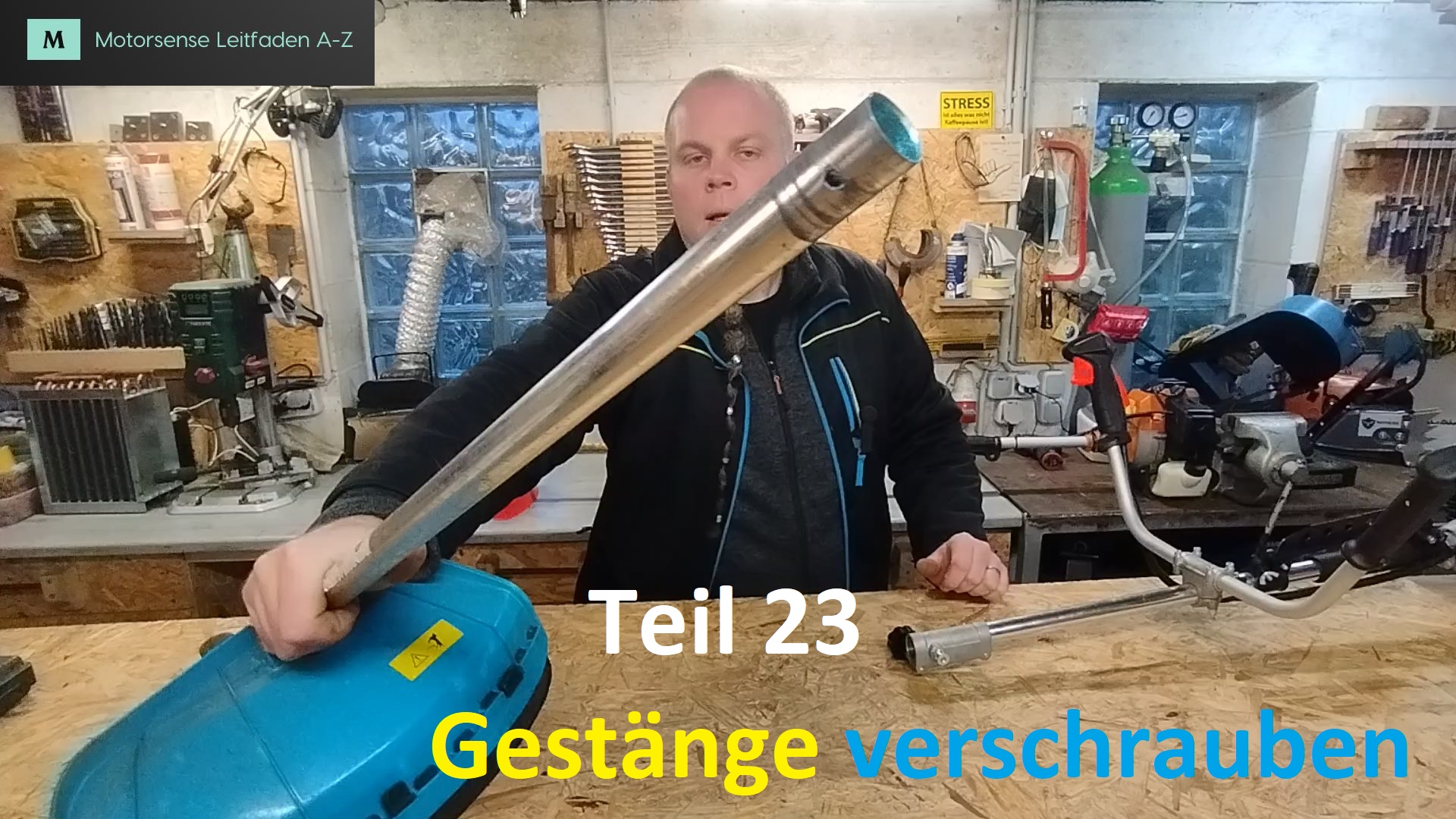 Leitfaden Motorsense 23 Gestaenge verschrauben Titelbild