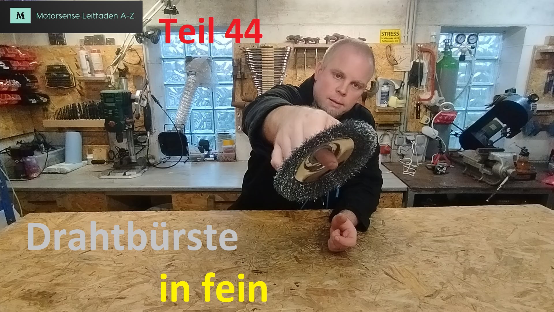 Motorsense Freischneider Reparaturanleitung Leitfaden Drahtbuerste fein