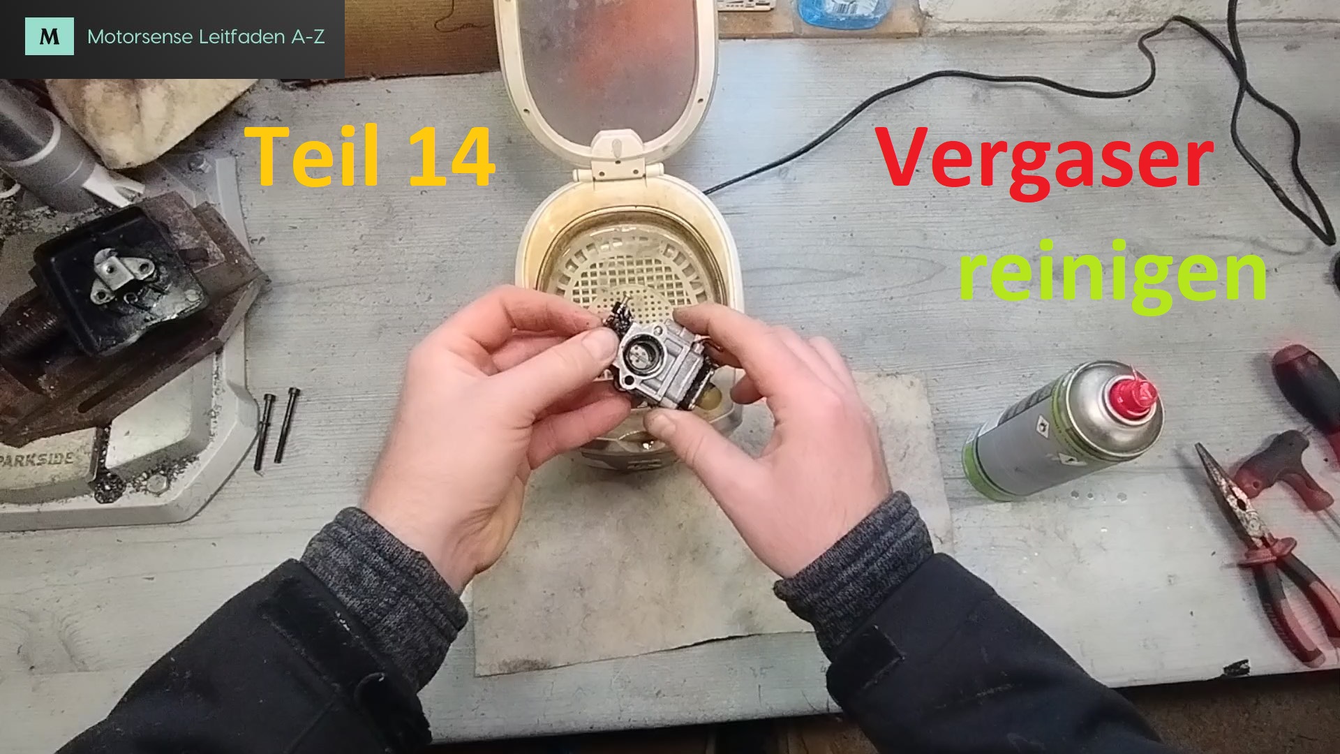 Motorsensen Leitfaden A Z Teil 14 Vergaser reinigen Titelbild