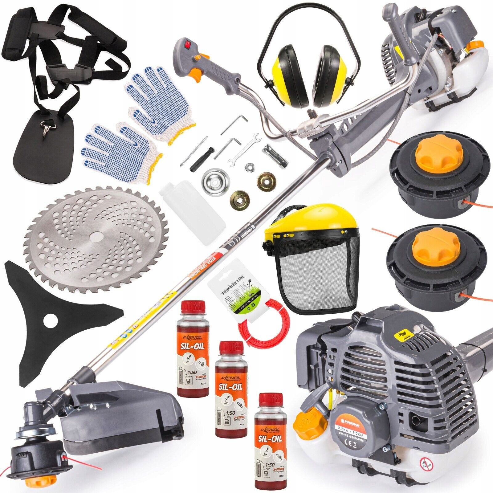 Powermat PM KS 520HAVM Benzin Motorsense 00