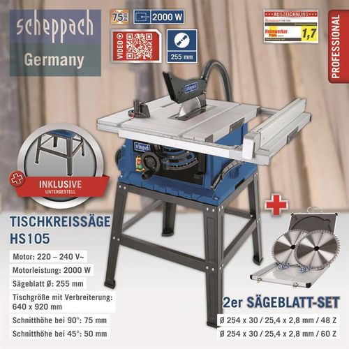 HS 105 technische Daten