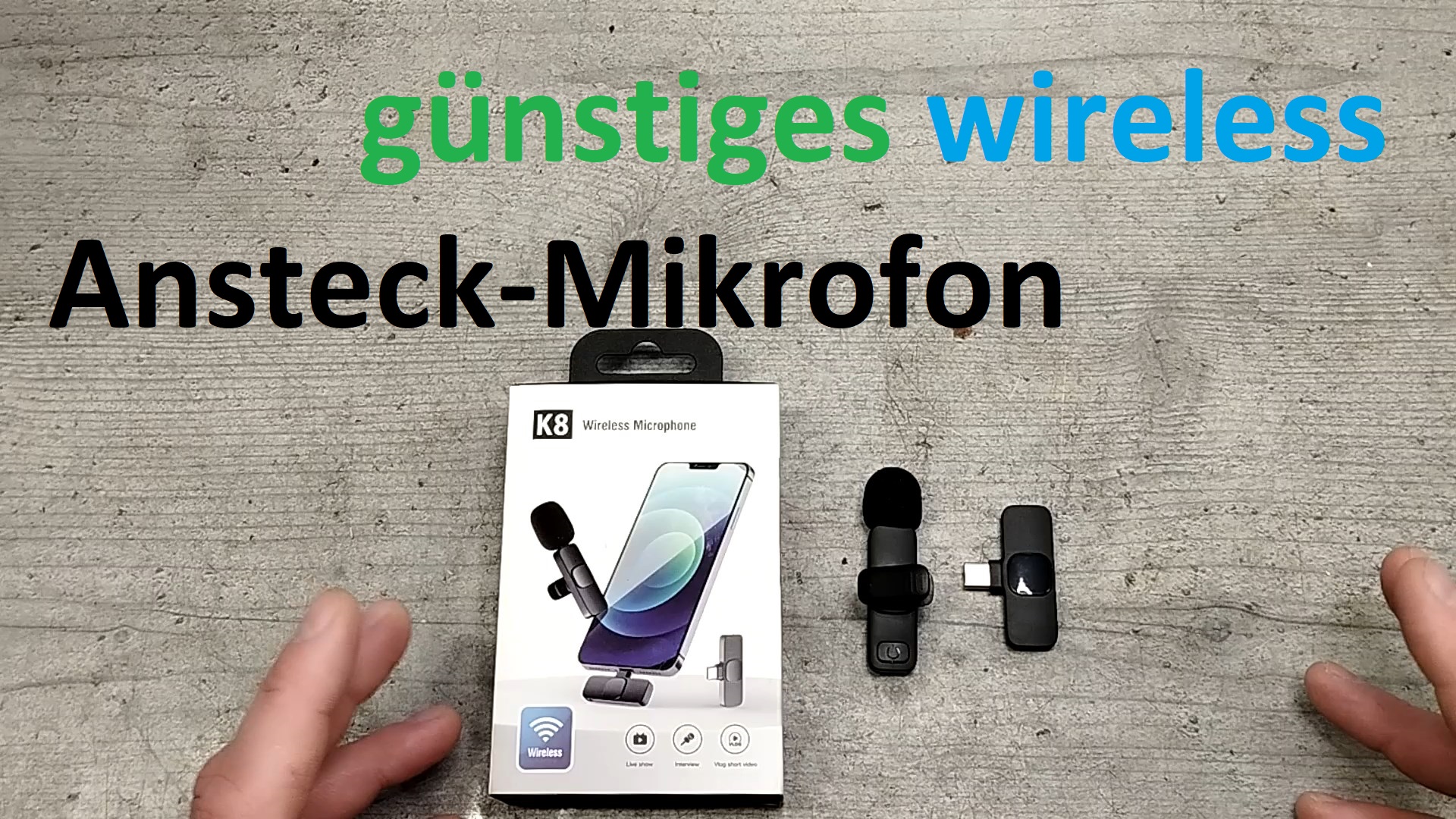 K8 Wireless Mikrofon