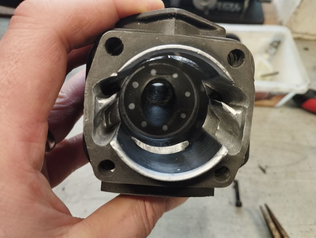 52cc Tuning Zylinder Porting Kettensaege Teil4