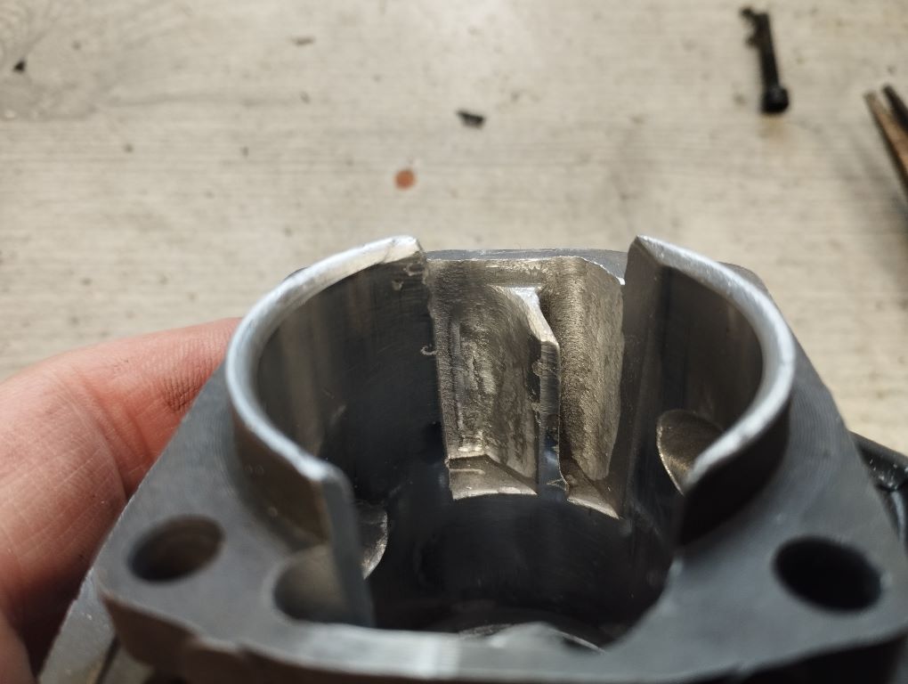 52cc Tuning Zylinder Porting Kettensaege Teil4