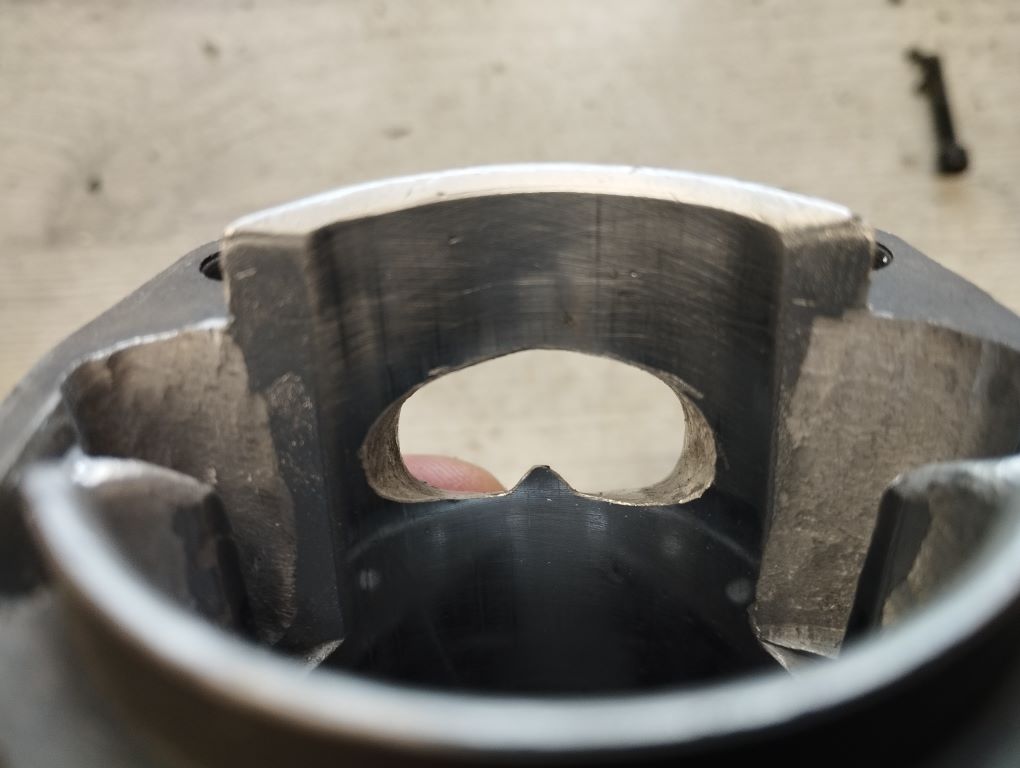 52cc Tuning Zylinder Porting Kettensaege Teil4