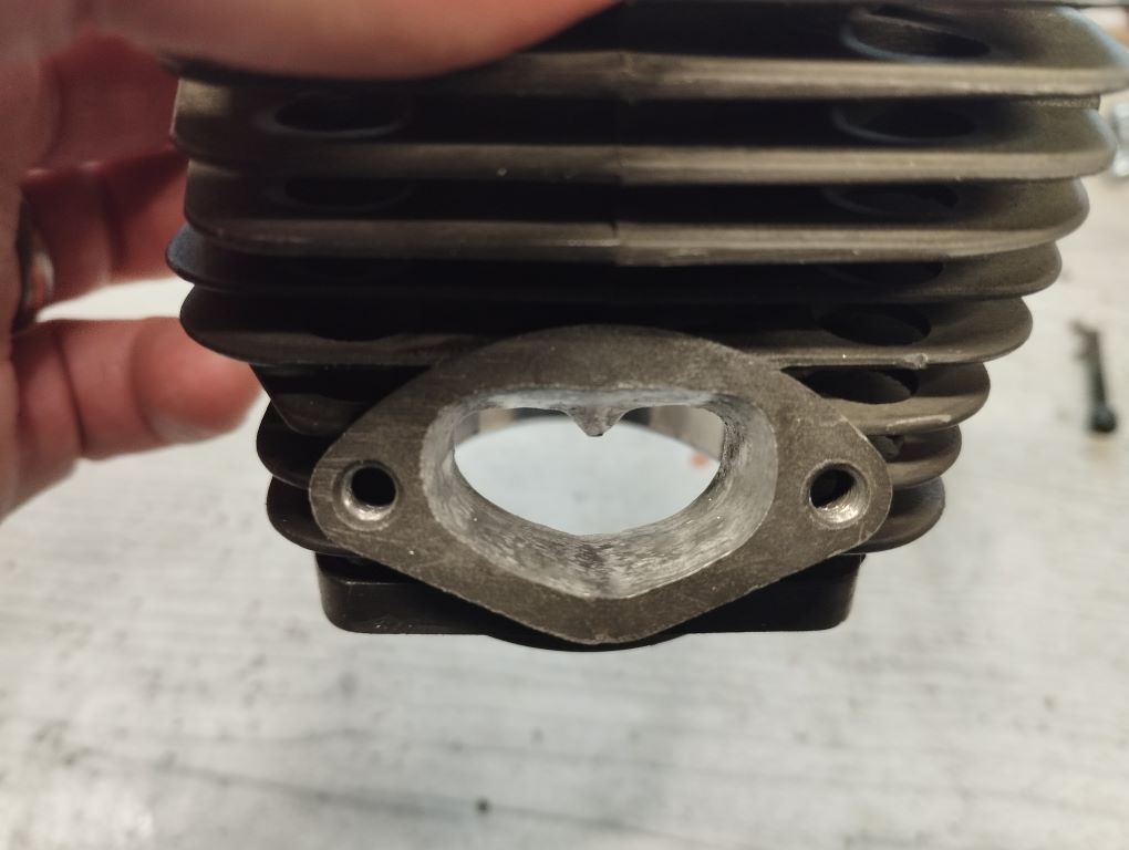 52cc Tuning Zylinder Porting Kettensaege Teil4