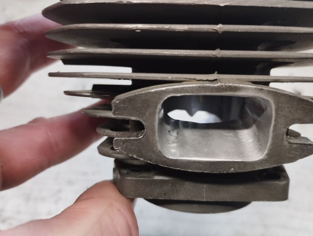 52cc Tuning Zylinder Porting Kettensaege Teil4