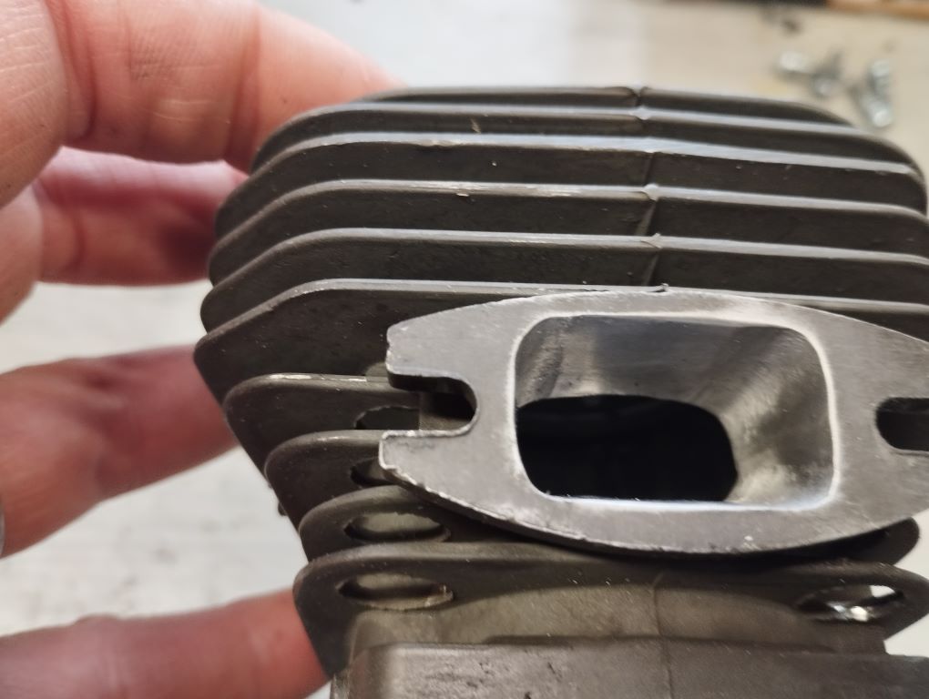 52cc Tuning Zylinder Porting Kettensaege Teil4