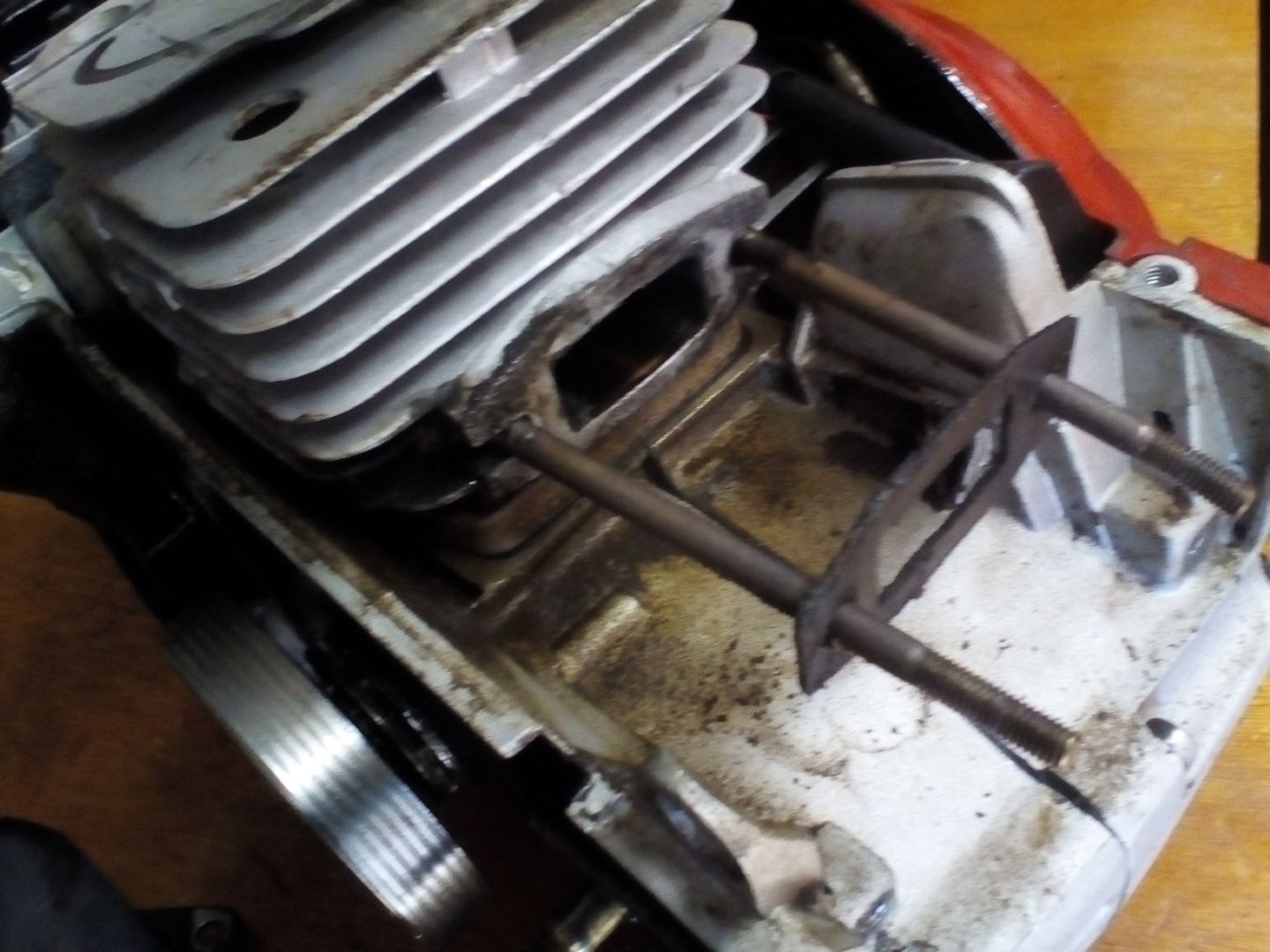 Auspuff Schalldaempfer chinesische Kettensaege 09