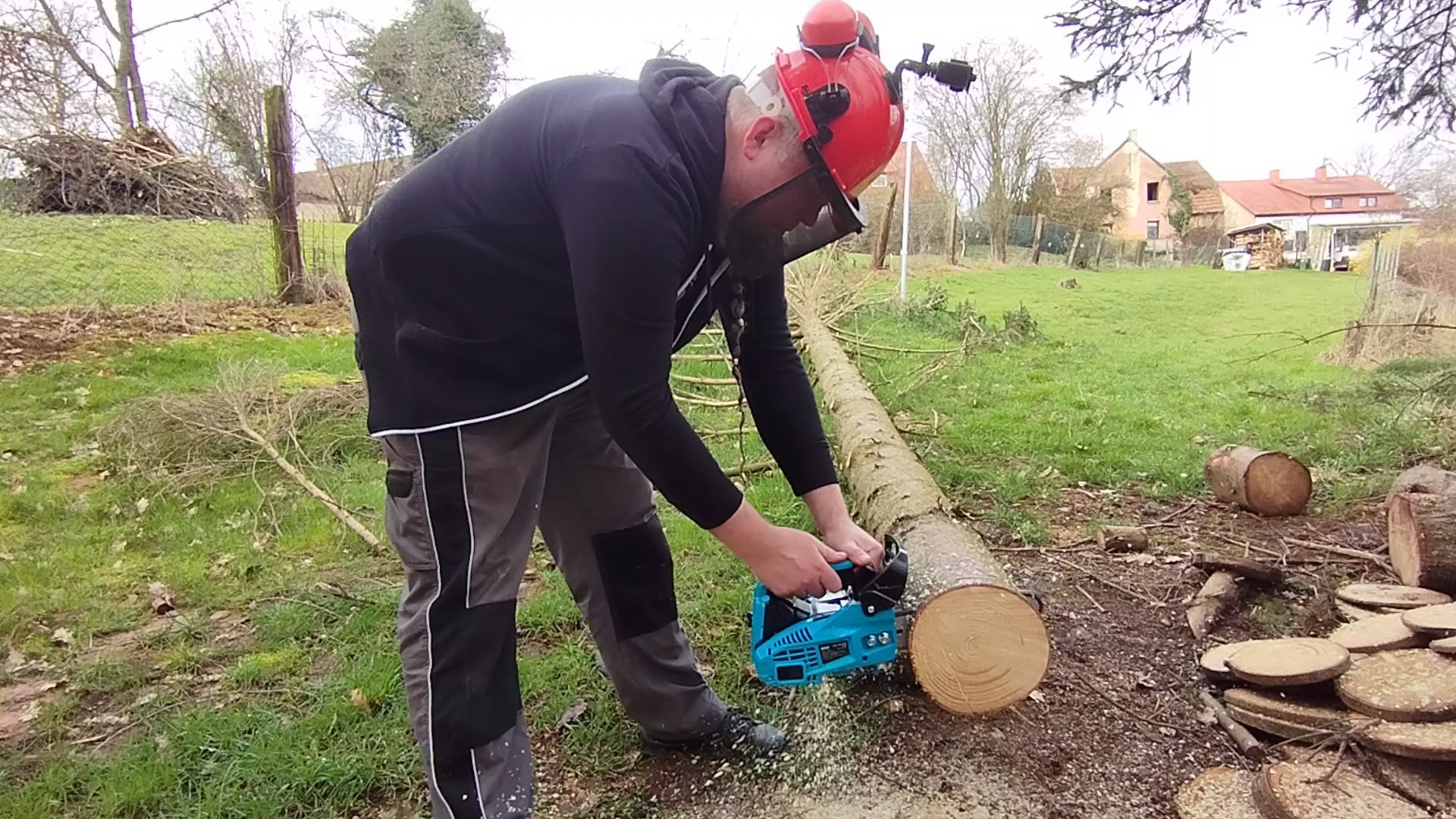 Bituxx Top Handle Motorsaege Kettensaege MS 18390 CS25