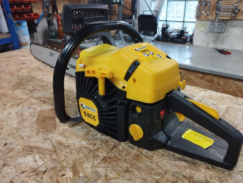 Conentool Benzin Kettensaege 58cc Gelb Schwarz