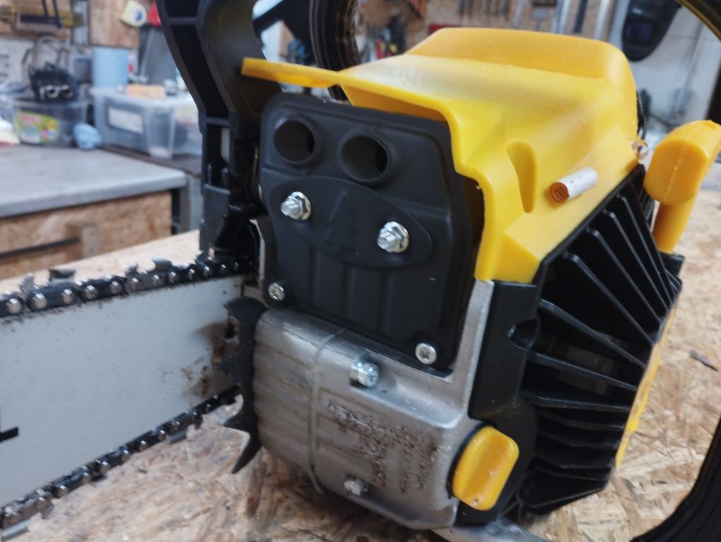 Conentool Benzin Kettensaege 58cc Gelb Schwarz