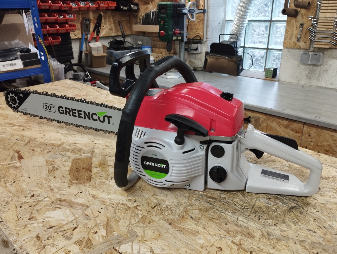 Greencut GS610X Benzin Motorsaege Kettensaege 2