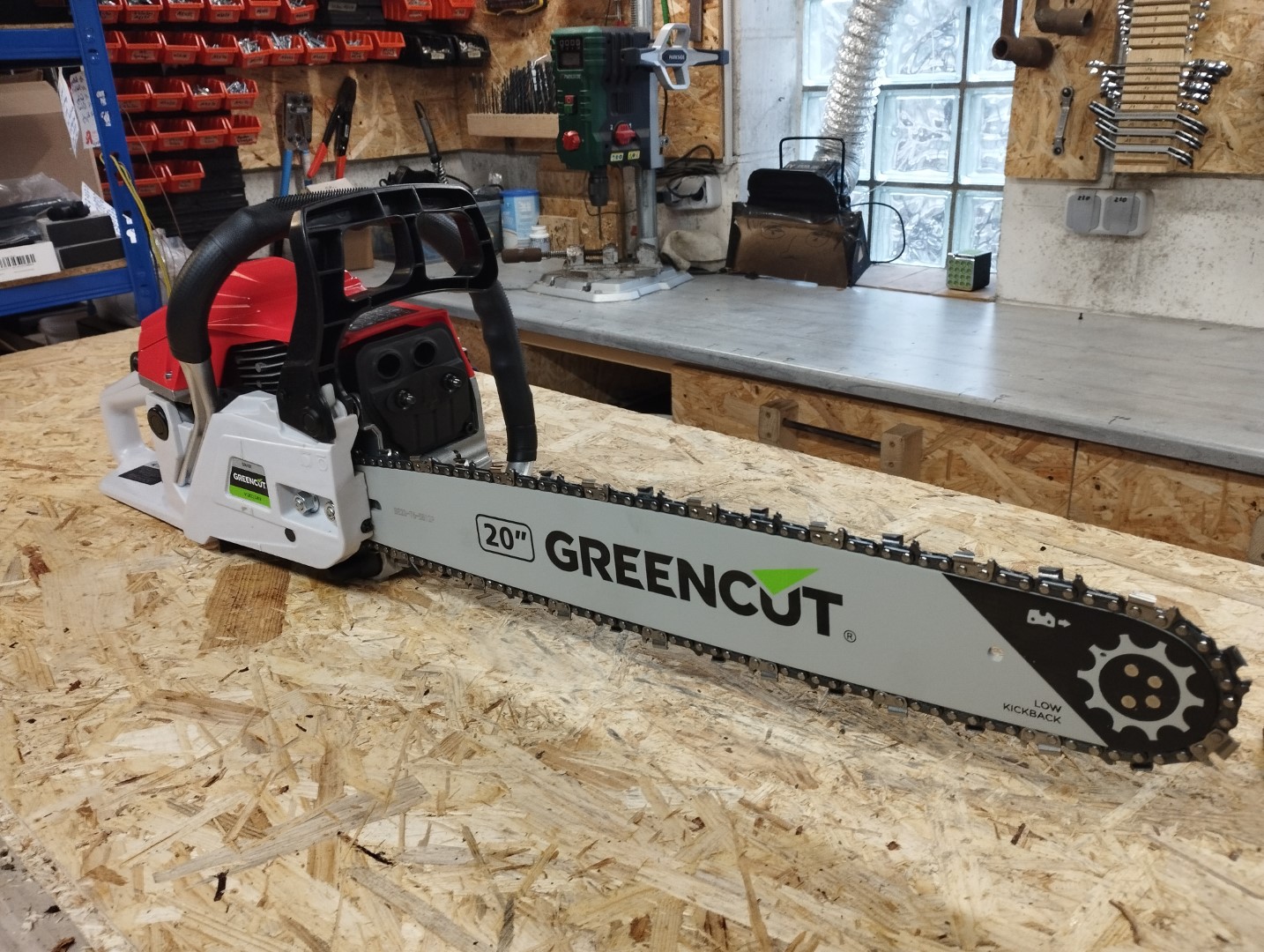 Greencut GS610X Benzin Motorsaege Kettensaege 5