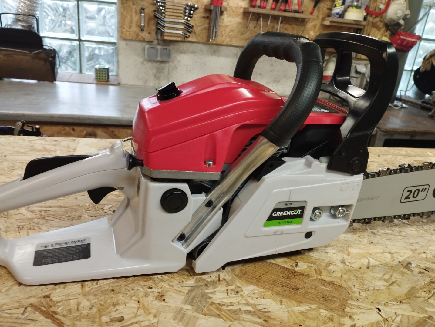 Greencut GS610X Benzin Motorsaege Kettensaege 6