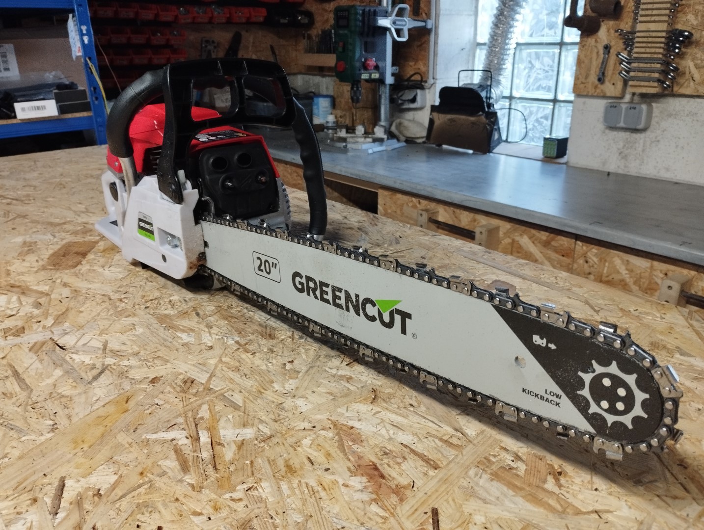 Greencut GS620X Benzin Motorsaege Kettensaege 05