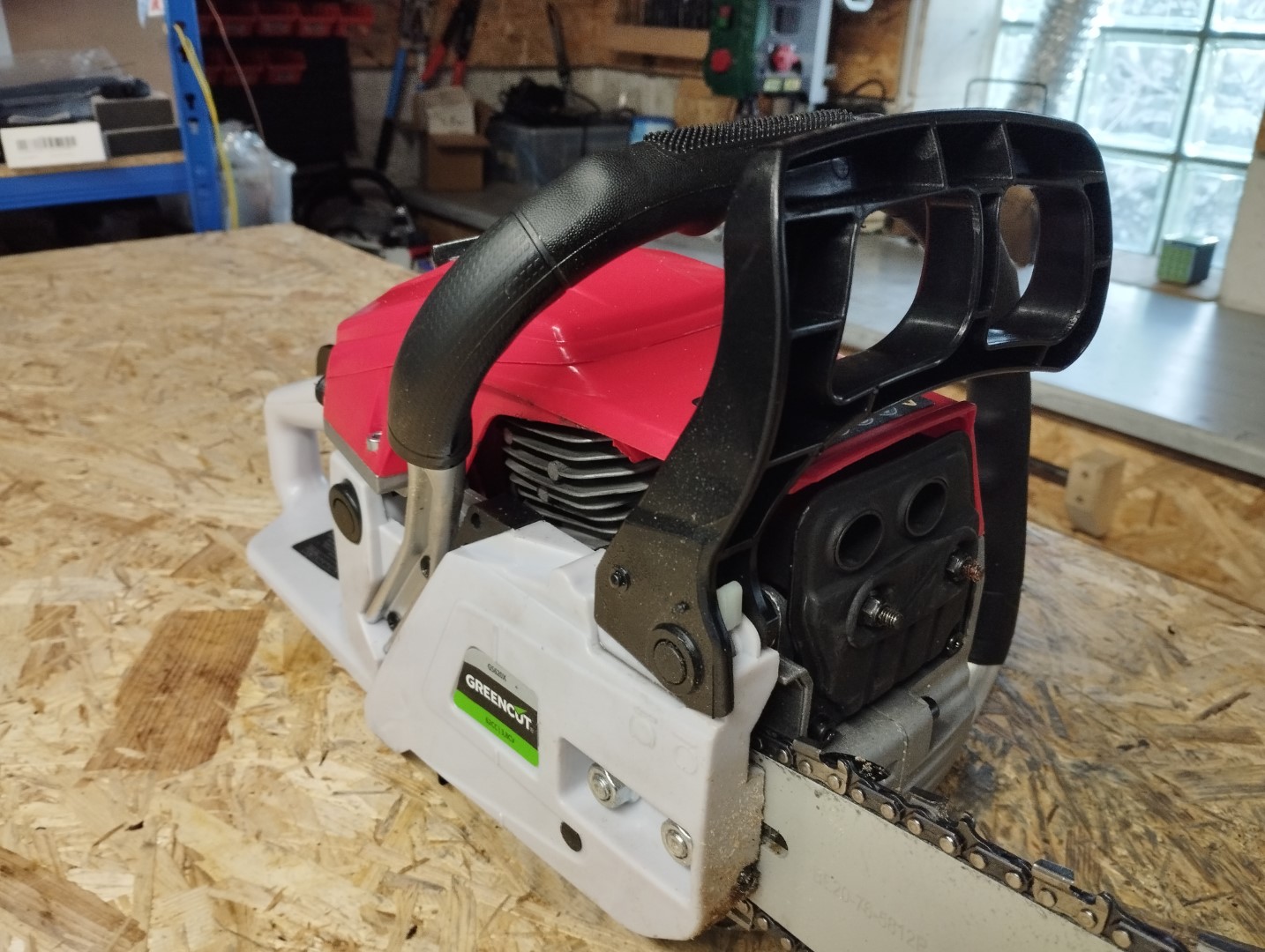 Greencut GS620X Benzin Motorsaege Kettensaege 06