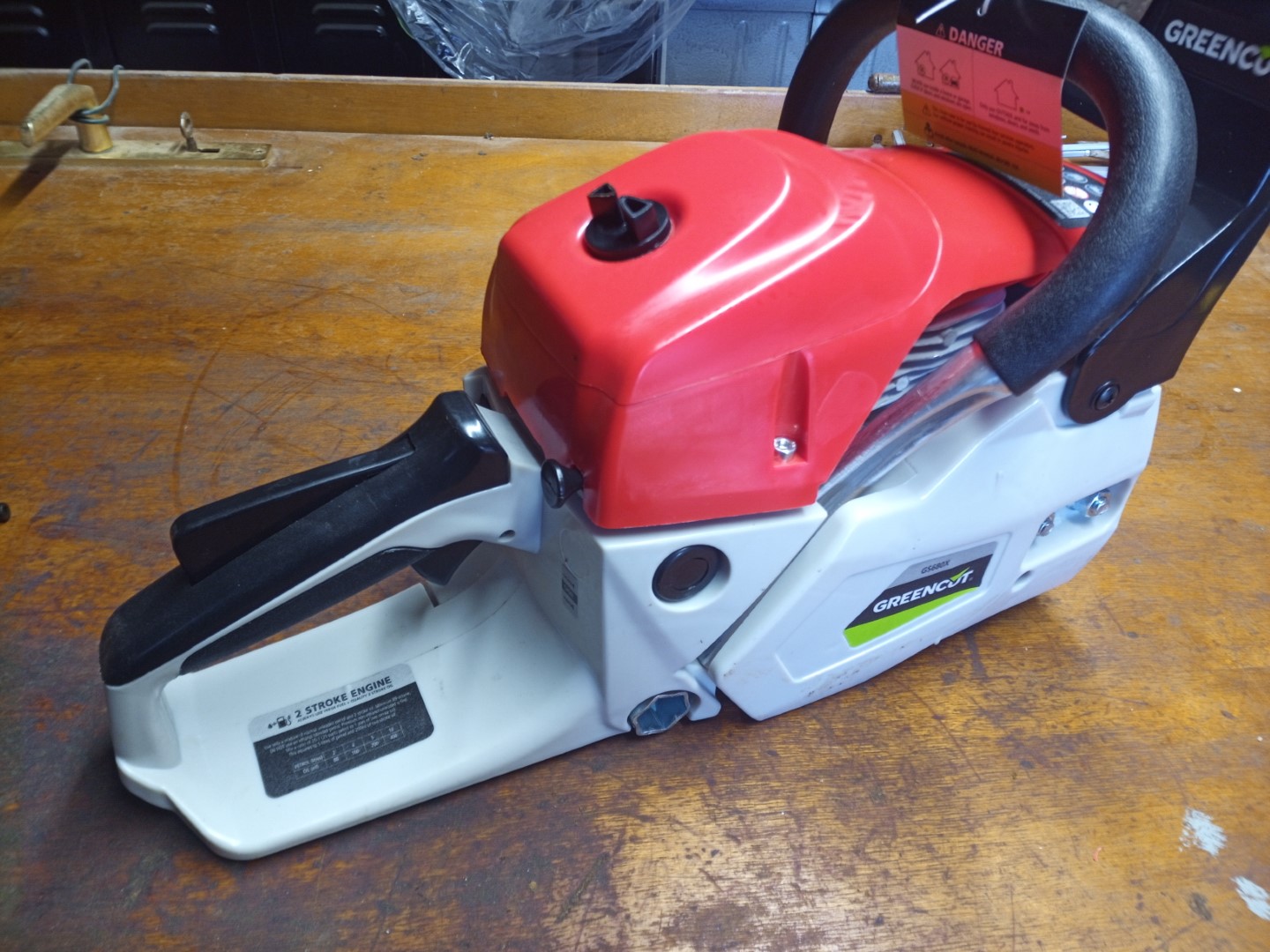 Greencut GS680X 68cc Kettensaege Benzin Motorsaege