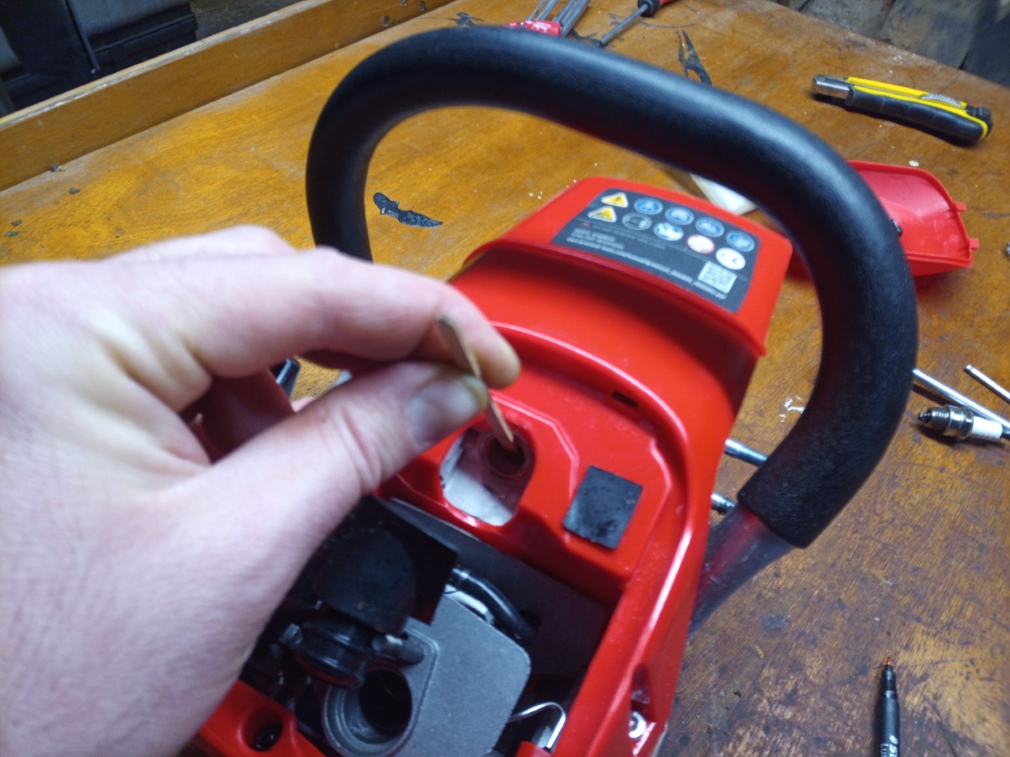 Greencut GS680X 68cc Kettensaege Benzin Motorsaege 36