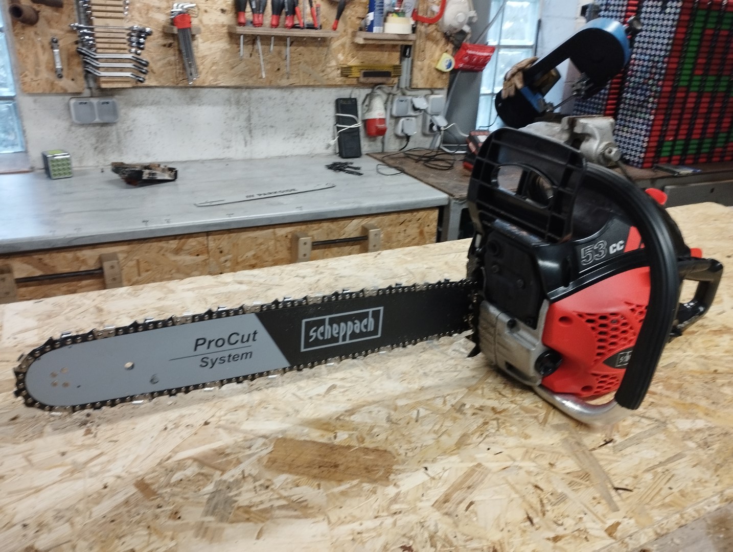 Motorsaege Kettensaege Test Scheppach CSP5300 01