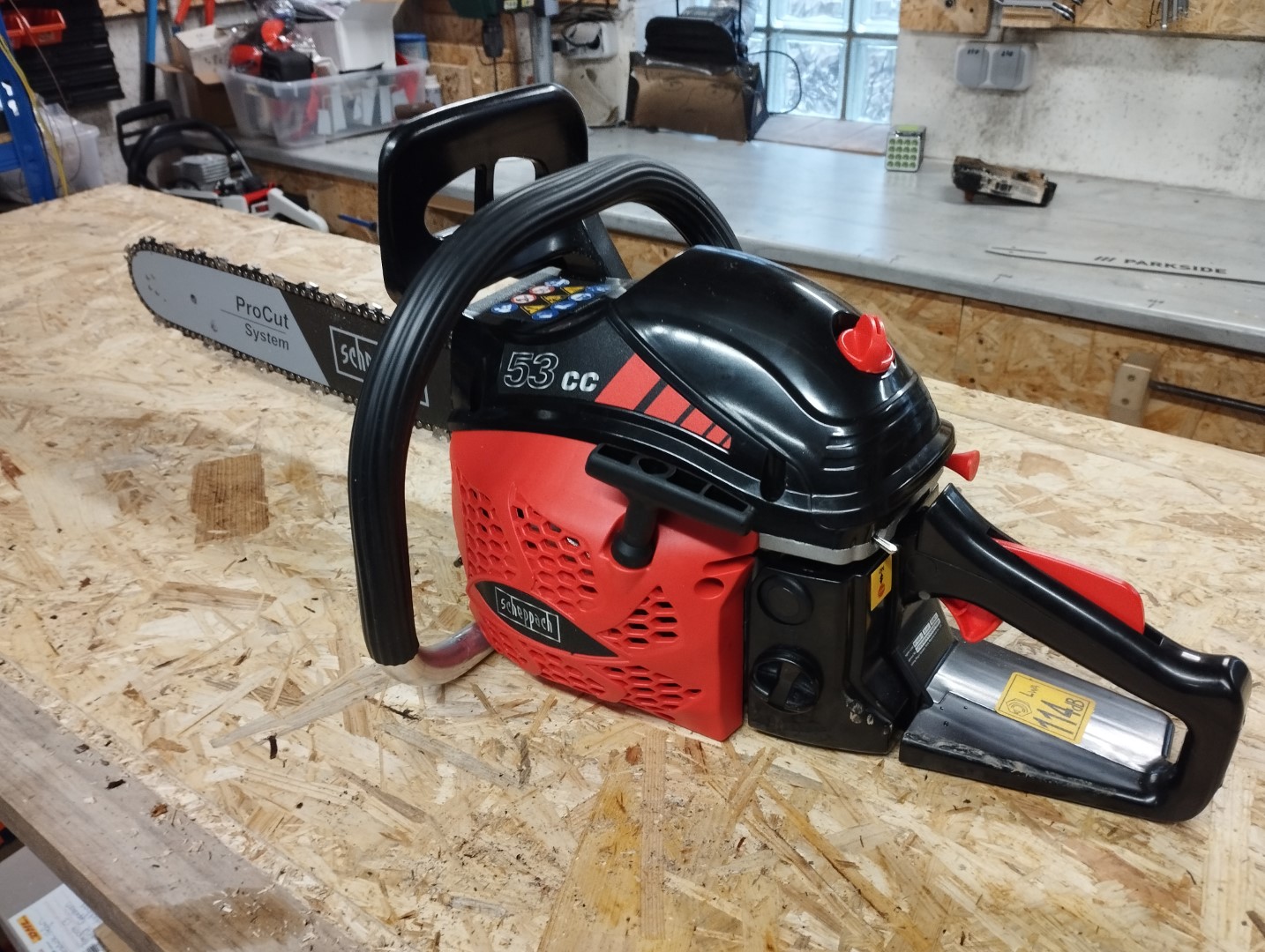 Motorsaege Kettensaege Test Scheppach CSP5300 02