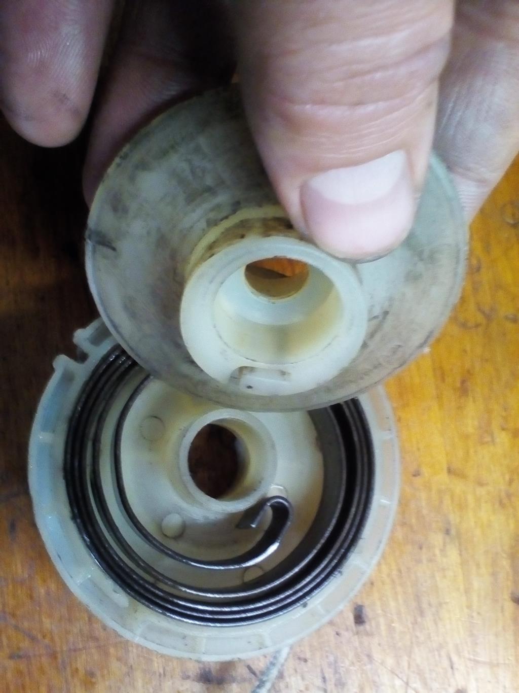 Seilzugstarter Easy Start reparieren chinesische Kettensaege 12