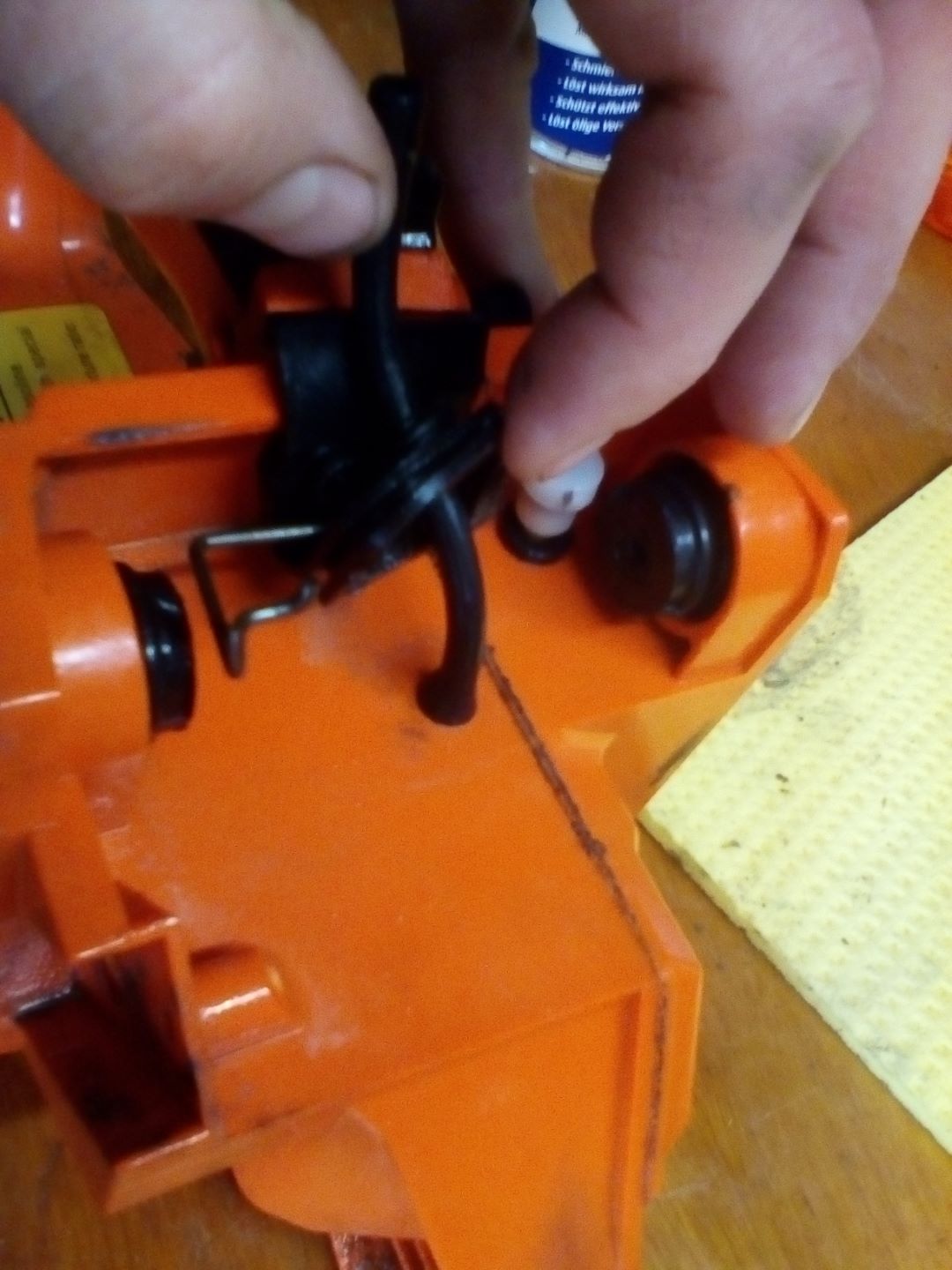 Tank Schlauch Kraftstofffilter Benzin undicht chinesische Kettensaege 07