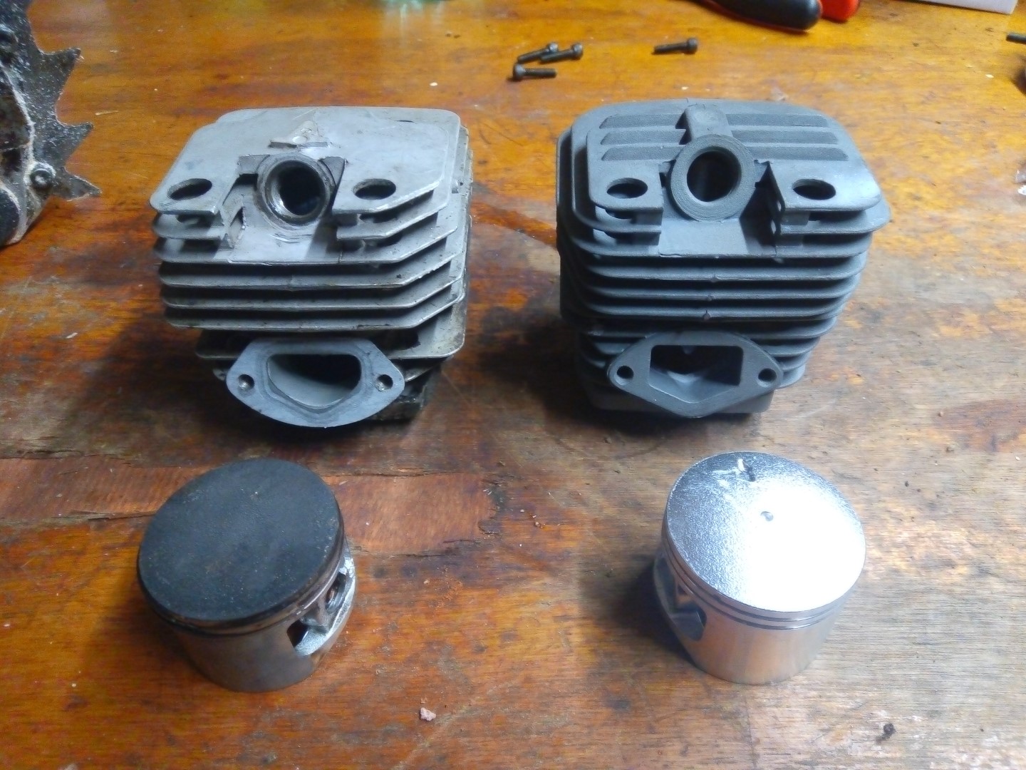 Bild von chinesische Kettensäge Zylinder Kolben Zylinderkopf piston head