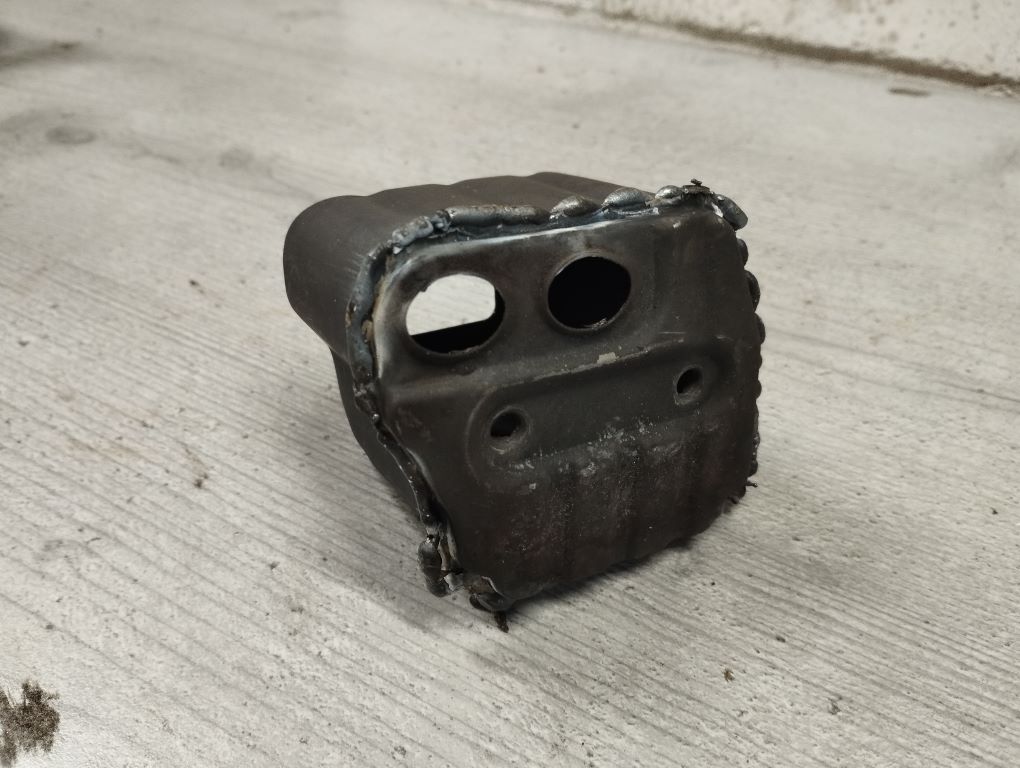 Tuning 52cc Kettensaege China Weiss Rot Chainsaw 5200 noname Muffler Mod 01