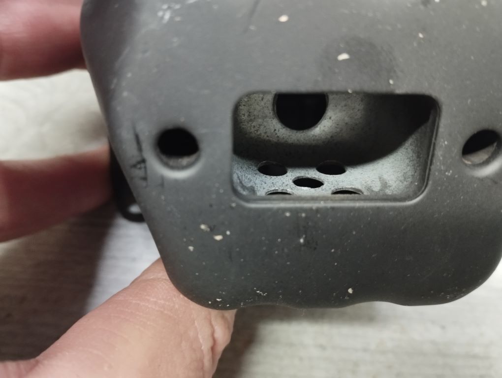 Tuning 52cc Kettensaege China Weiss Rot Chainsaw 5200 noname Muffler Mod 09