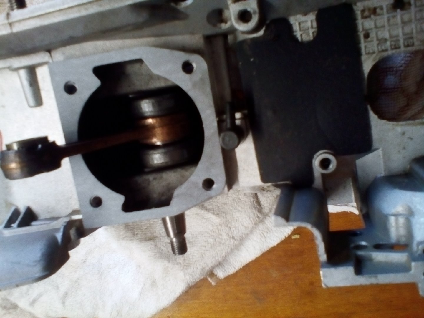 Zylinderkopf tauschen chinesische Kettensaege 06