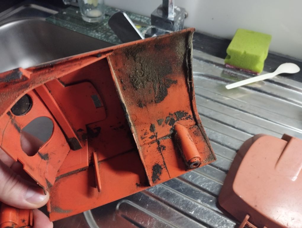 chinesische Kettensaege 52cc 5200 tuning porting Carbonlook 2d folieren