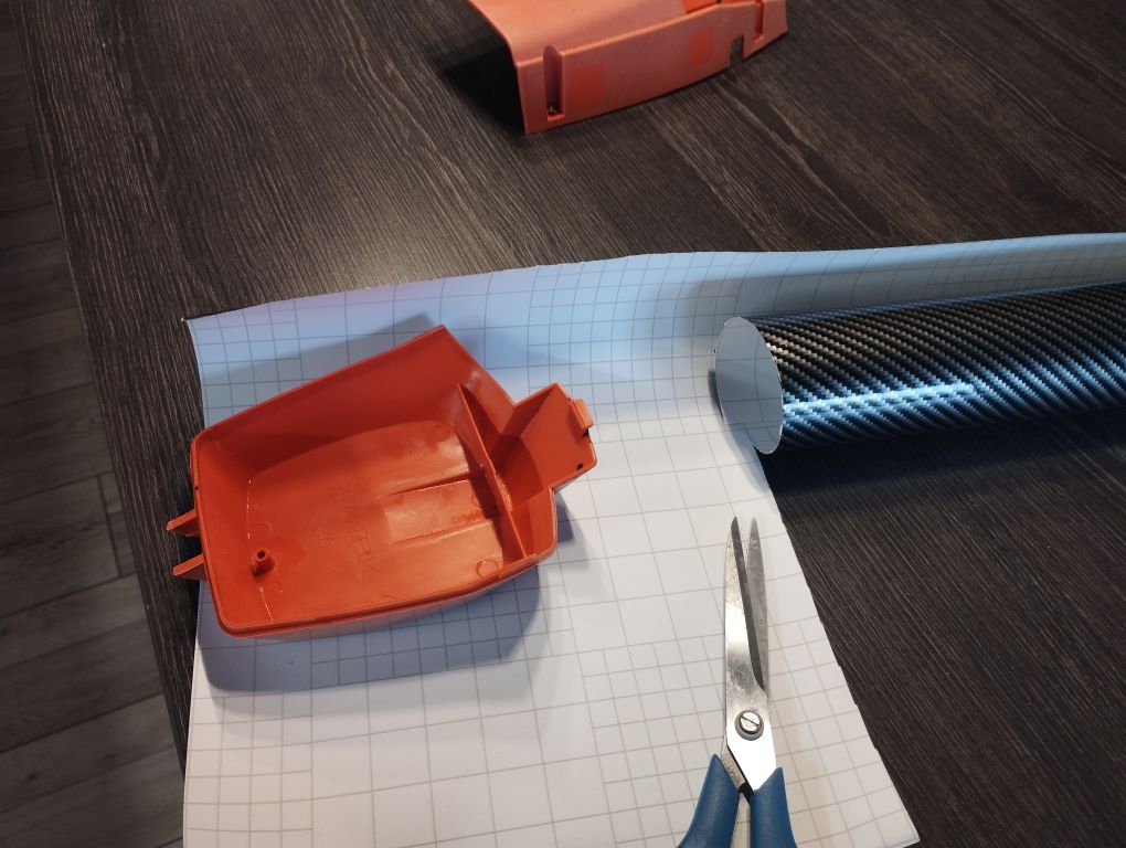 chinesische Kettensaege 52cc 5200 tuning porting Carbonlook 2d folieren