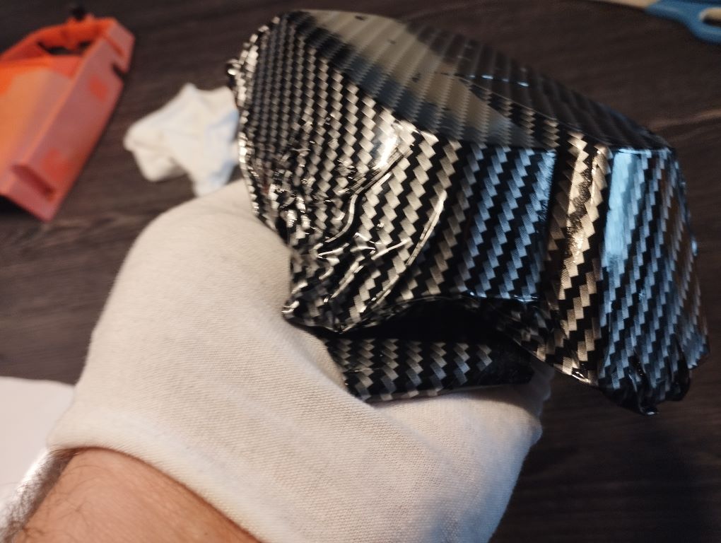 chinesische Kettensaege 52cc 5200 tuning porting Carbonlook 2d folieren