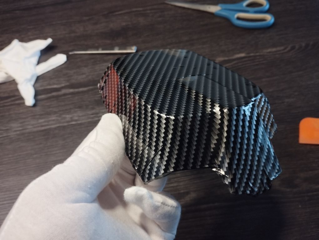 chinesische Kettensaege 52cc 5200 tuning porting Carbonlook 2d folieren