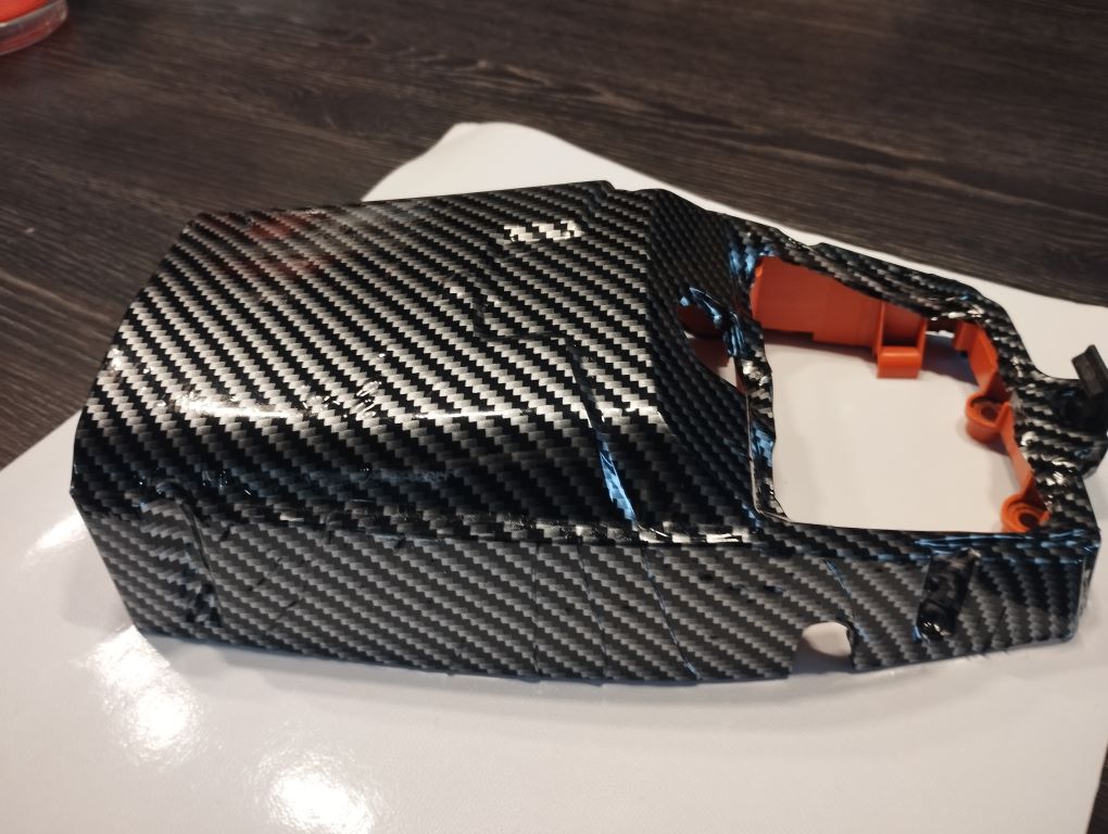 chinesische Kettensaege 52cc 5200 tuning porting Carbonlook 2d folieren