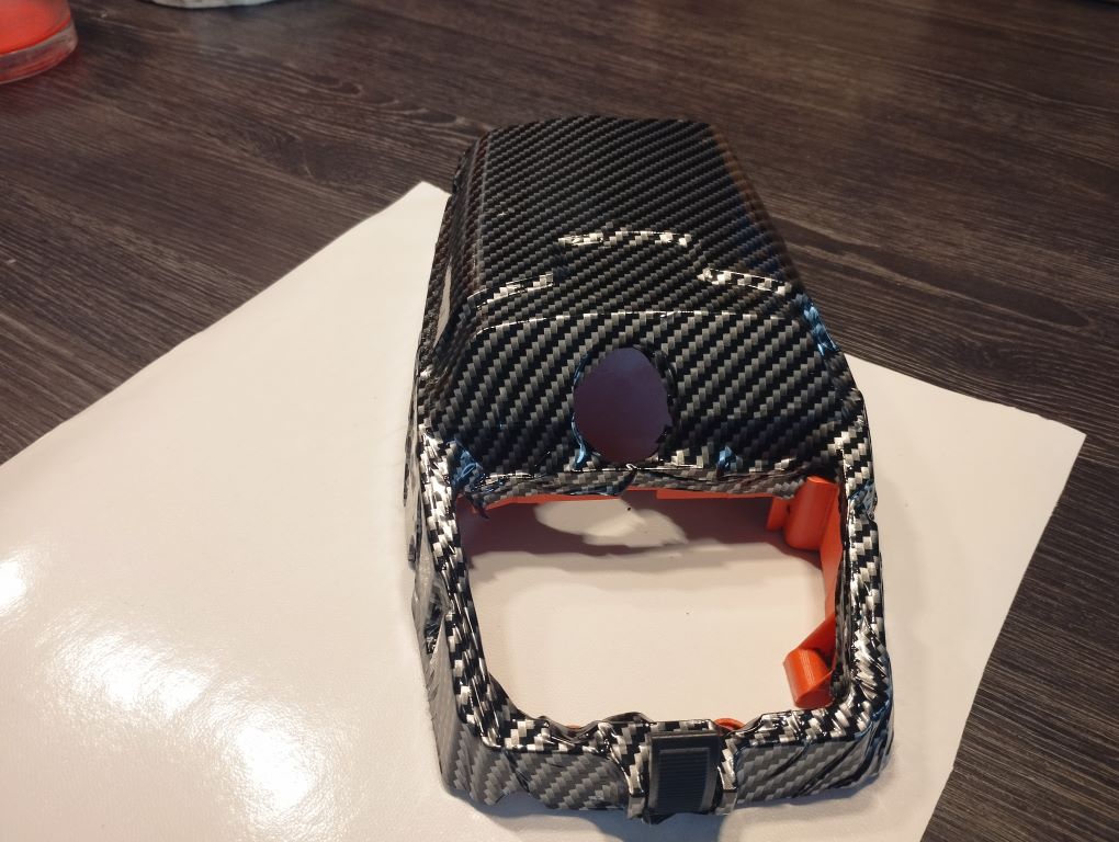 chinesische Kettensaege 52cc 5200 tuning porting Carbonlook 2d folieren